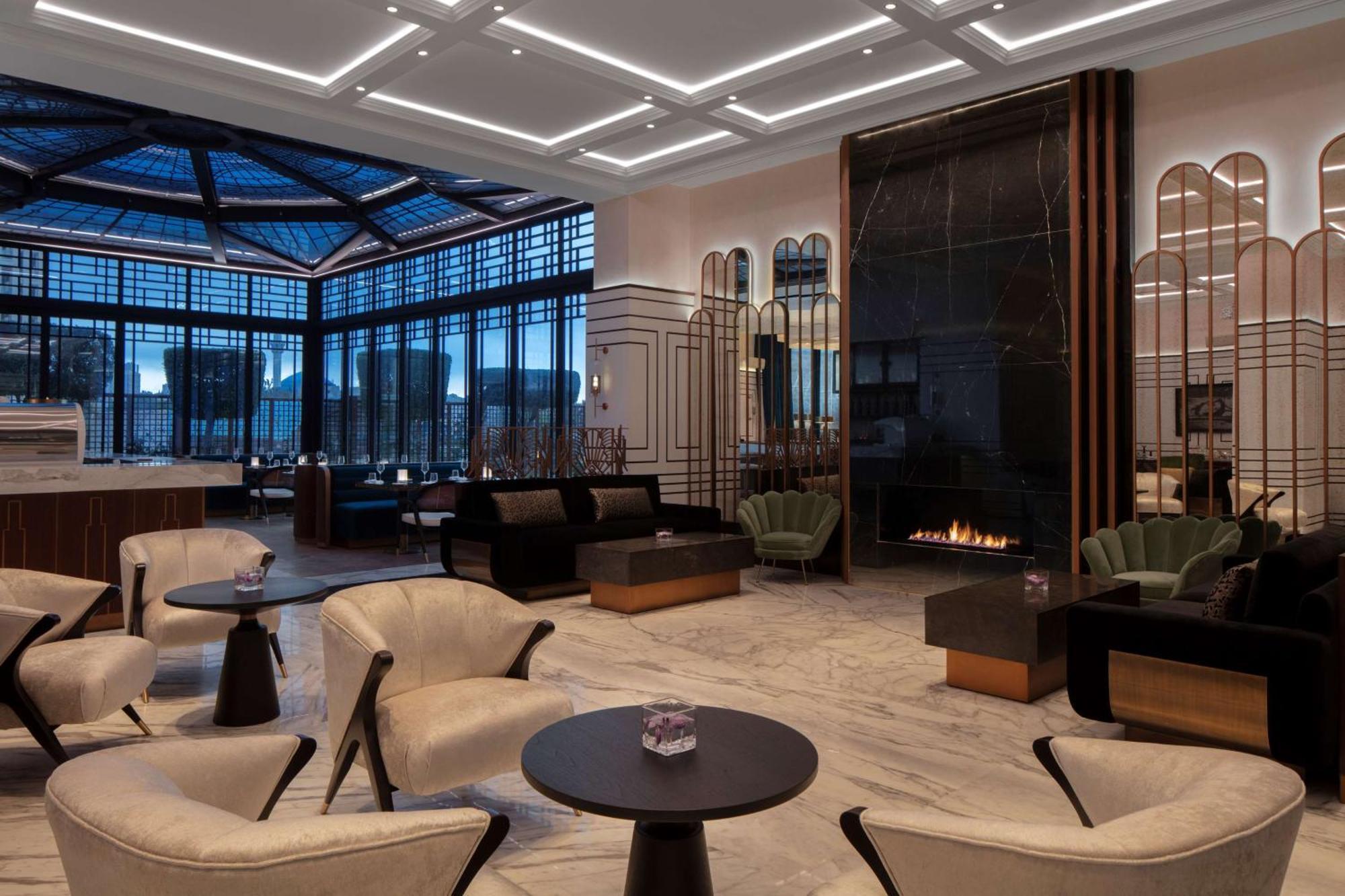 โรงแรมแกรนด์ ไฮแอท อัมมัน อัมมาน ภายนอก รูปภาพ The lobby of the hotel